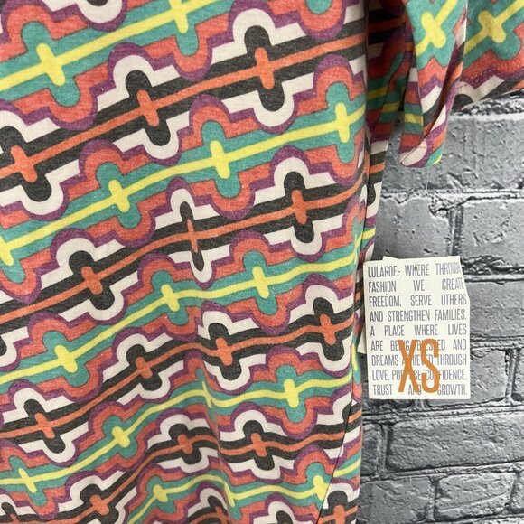 LuLaRoe Women's Size XS Irma Shirt Tunic High Low Hem - Picture 2 of 5